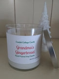Grandma's Gingerbread 8oz Hand Poured Soy Candle